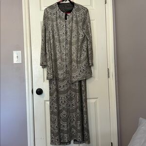 S. L. Fashions Formal Two Piece Sleeveless Dress and Jacket